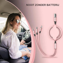 Afbeelding in Gallery-weergave laden, 3 in 1 Mobiele Oplaadkabel