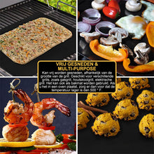 Afbeelding in Gallery-weergave laden, Non-stick BBQ-grill matten met snijbox