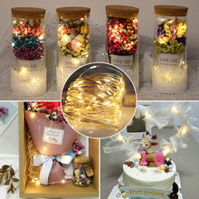 Afbeelding in Gallery-weergave laden, Kerst USB-afstandsbediening koperdraad lichtsnaar