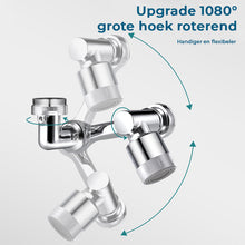 Afbeelding in Gallery-weergave laden, Saker 1080° groothoek roterende spatfilter kraan