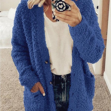 Afbeelding in Gallery-weergave laden, Dames pluche warme winter casual jas