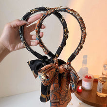 Afbeelding in Gallery-weergave laden, Retro hoofdband met lang lint