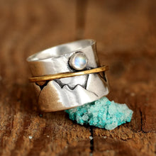 Afbeelding in Gallery-weergave laden, Vallei Gouden Cirkel Maansteen Ring
