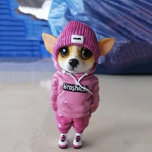 Afbeelding in Gallery-weergave laden, Mode dier poppenbeeldhouwwerk(De kleding is ook gebeeldhouwd)