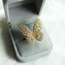 Afbeelding in Gallery-weergave laden, Women's Ziron Butterfly Ring