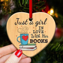 Afbeelding in Gallery-weergave laden, Boek Lovers Hart Ornament