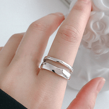 Afbeelding in Gallery-weergave laden, Dubbele rij geometrische verstelbare ring