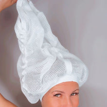 Afbeelding in Gallery-weergave laden, Net Plopping Cap For Drying Curly Hair