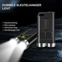 Afbeelding in Gallery-weergave laden, Magnetische Mini Sleutelhanger Zaklamp