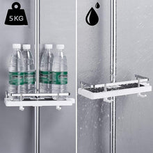 Afbeelding in Gallery-weergave laden, Badkamer paal douche opbergrek houder