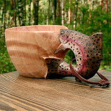 Afbeelding in Gallery-weergave laden, Animal Handmade Wooden Cup