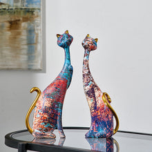 Afbeelding in Gallery-weergave laden, Kat Lover Standbeeld Ornament Artistiek Creatief Cadeau