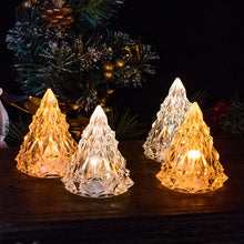 Afbeelding in Gallery-weergave laden, Mini LED Kristallen Kerstboom Nachtlampje