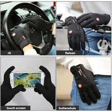 Afbeelding in Gallery-weergave laden, 🧤Winddichte thermische handschoenen met touchscreen