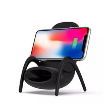 Afbeelding in Gallery-weergave laden, Draagbare mini-stoel draadloze oplader voor alle telefoons
