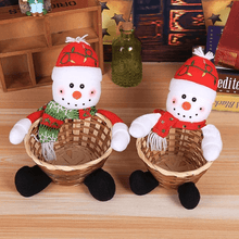 Afbeelding in Gallery-weergave laden, Kerst Snoep Geweven Mand