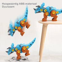 Afbeelding in Gallery-weergave laden, DIY in elkaar gezet dinosaurus speelgoed