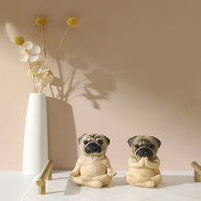 Afbeelding in Gallery-weergave laden, Buldog yoga standbeeld
