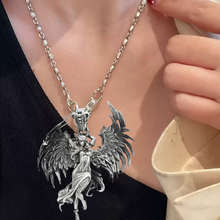 Afbeelding in Gallery-weergave laden, Boze engel hanger ketting