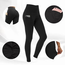 Afbeelding in Gallery-weergave laden, Grote maten legging met hoge taille en stretch