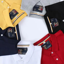 Afbeelding in Gallery-weergave laden, Geborduurd herenpoloshirt
