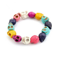 Afbeelding in Gallery-weergave laden, 🎃HALLOWEEN🎃Schedel Stijl Strand Armband