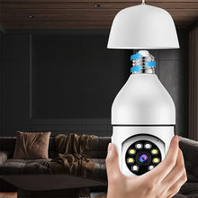 Afbeelding in Gallery-weergave laden, Opsporende draadloze 360° panoramische automatisch lichtcamera