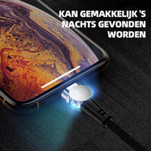 Afbeelding in Gallery-weergave laden, 180 rotatie magnetische oplaadkabel