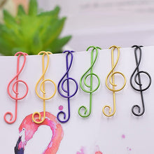 Afbeelding in Gallery-weergave laden, Treble marker meerkleurige metalen paperclips