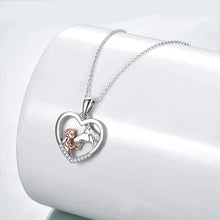 Afbeelding in Gallery-weergave laden, Meisje en paard ketting ketting