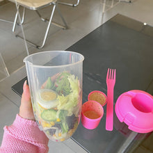 Afbeelding in Gallery-weergave laden, Draagbare licht gewicht salade beker