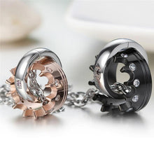 Afbeelding in Gallery-weergave laden, Diamanten kroon paar ketting