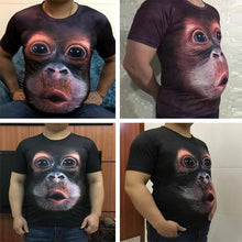 Afbeelding in Gallery-weergave laden, Grappig Gorilla 3D T-shirt