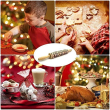 Afbeelding in Gallery-weergave laden, Deegroller met kerstprint