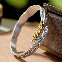 Afbeelding in Gallery-weergave laden, Vintage veren armband