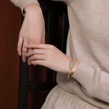 Afbeelding in Gallery-weergave laden, Elegante antieke bamboe armband