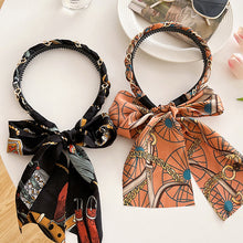 Afbeelding in Gallery-weergave laden, Retro hoofdband met lang lint