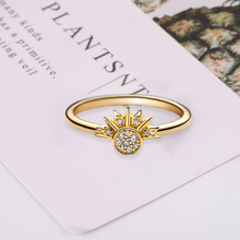 Afbeelding in Gallery-weergave laden, Celestial sun & moon ring