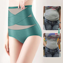 Afbeelding in Gallery-weergave laden, Zijden hoge taille cross-over bodyshaping slipje