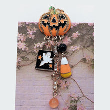 Afbeelding in Gallery-weergave laden, Pumpkin Ghost Creative Halloween-oorbellen met kwastjes