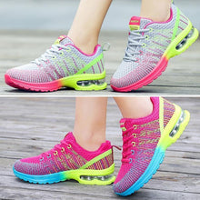 Afbeelding in Gallery-weergave laden, Damesmode multicolor ademende comfortabele sportschoenen