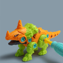 Afbeelding in Gallery-weergave laden, DIY in elkaar gezet dinosaurus speelgoed