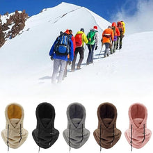Afbeelding in Gallery-weergave laden, Sherpa capuchon met skimasker