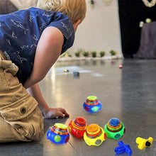 Afbeelding in Gallery-weergave laden, Muziek Knipperende Spinners Speelgoed met Launcher