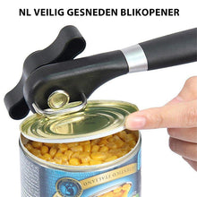 Afbeelding in Gallery-weergave laden, Roestvrijstalen veilig gesneden blikopener