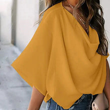 Afbeelding in Gallery-weergave laden, Echte blouse met uitlopende mouwen