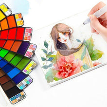 Afbeelding in Gallery-weergave laden, Solid Gouache Pigment Palette - laat je creativiteit spreken!