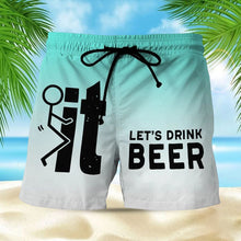 Afbeelding in Gallery-weergave laden, Hawaii-strandshort voor heren