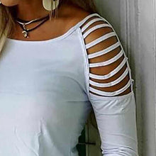Afbeelding in Gallery-weergave laden, Halter nek ladder uitgesneden casual top