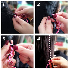 Afbeelding in Gallery-weergave laden, Kleurrijke haar styling twister clips (12 stuks)